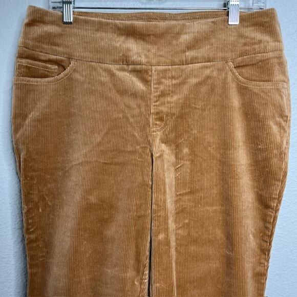 Denim & Co. Size 12 Camel Regular Full Length Straight Leg Corduroy Pant - Picture 3 of 10
